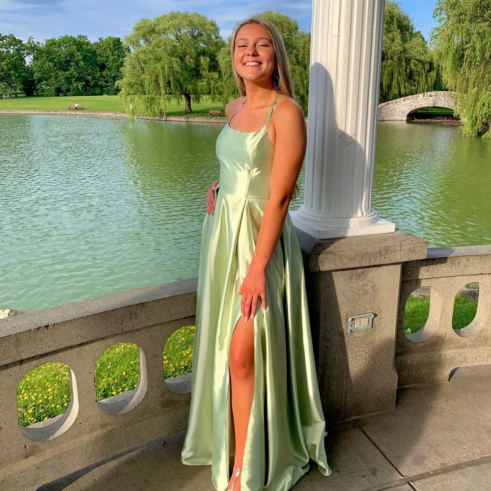 Green dress